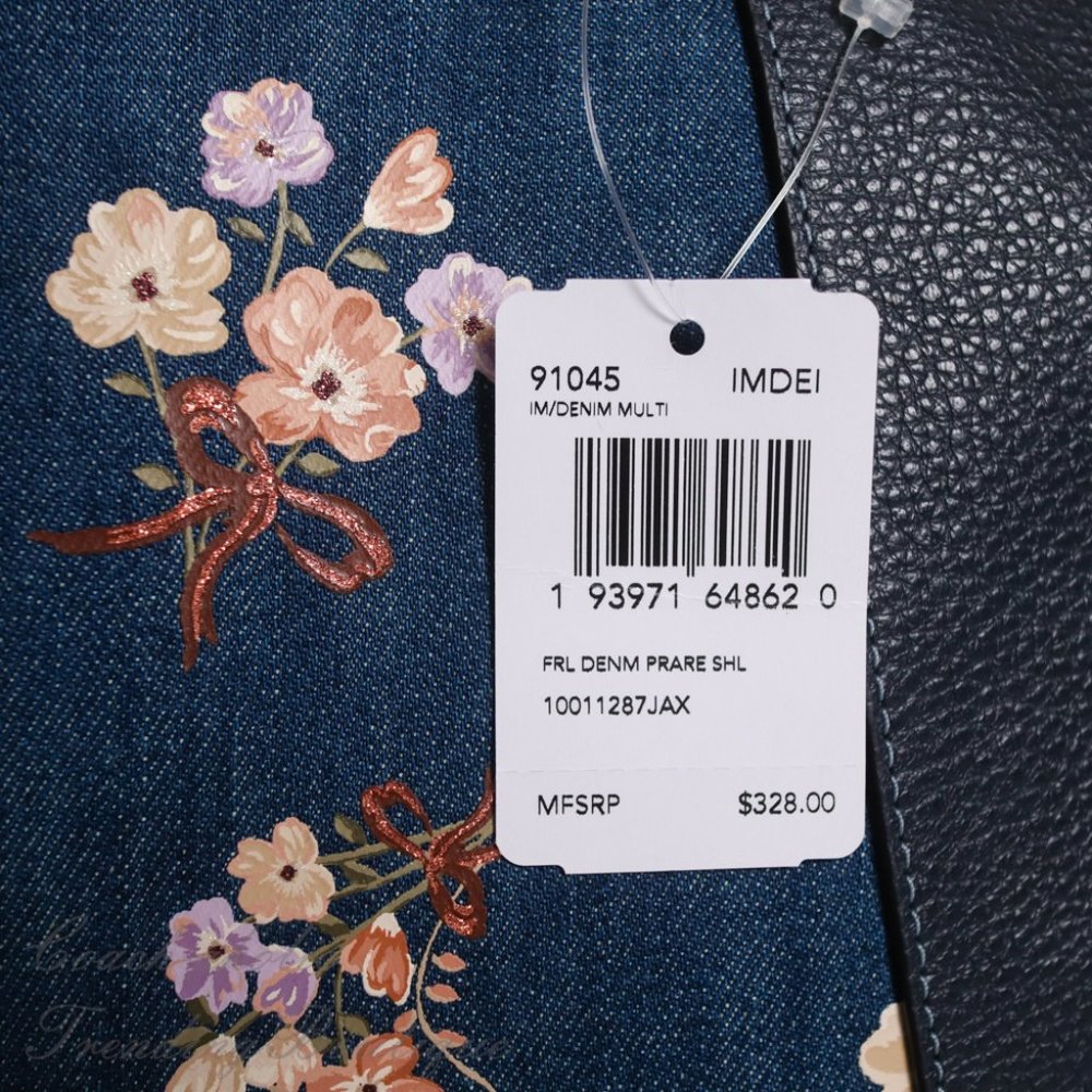 NWT Coach 91045 Prairie Satchel with Floral Print - Picture 12 of 15